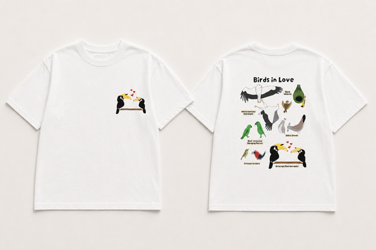 Birds in Love (Customisable with your Spirit Love Bird)