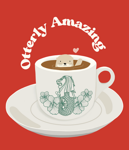 Singapore National Day T-shirt -- Otterly Amazing