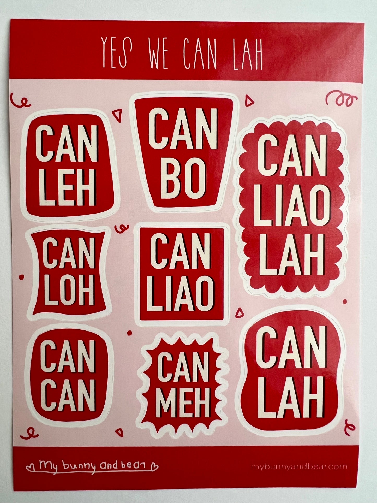 Singapore Sticker Sheets