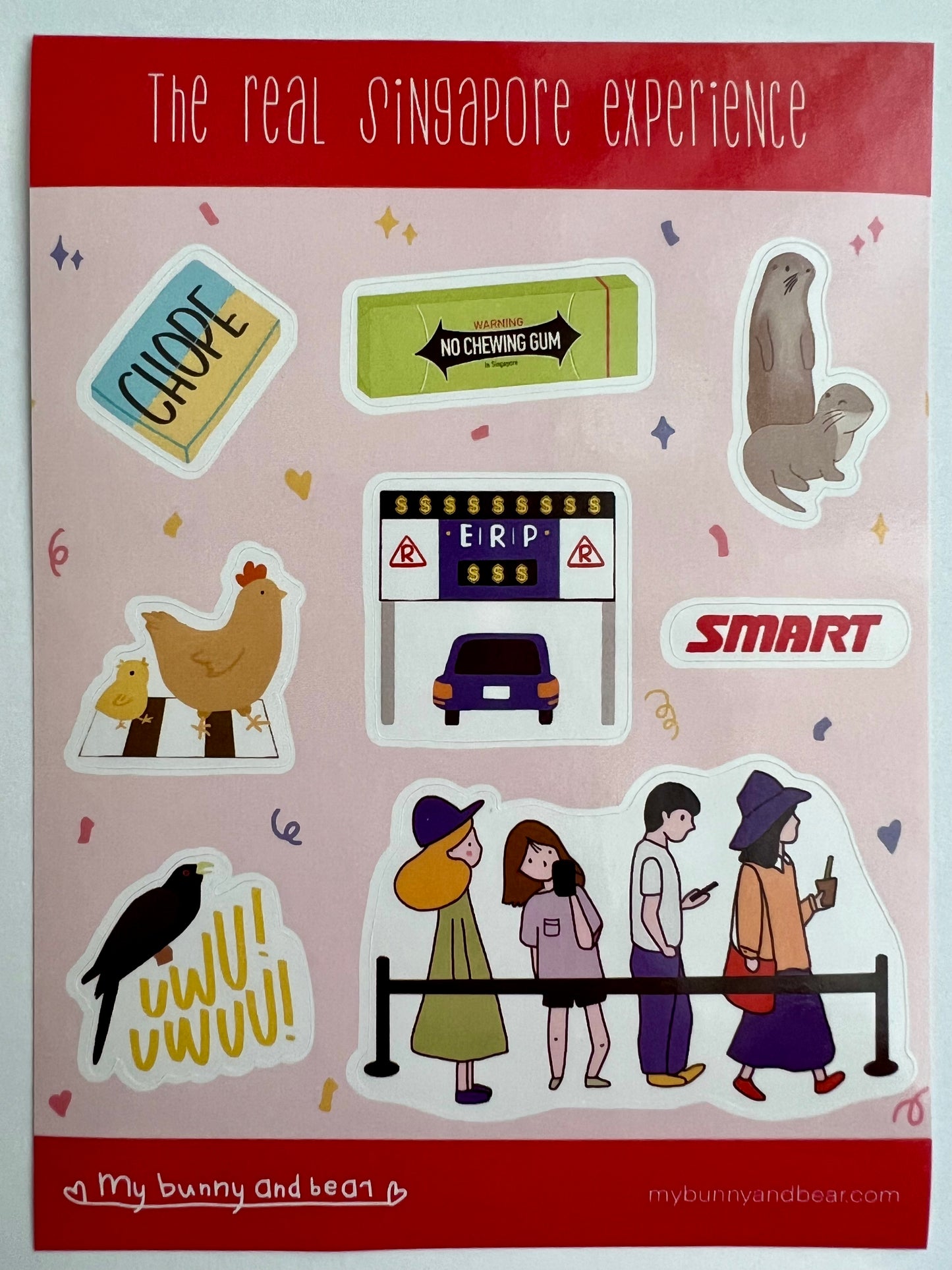 Singapore Sticker Sheets
