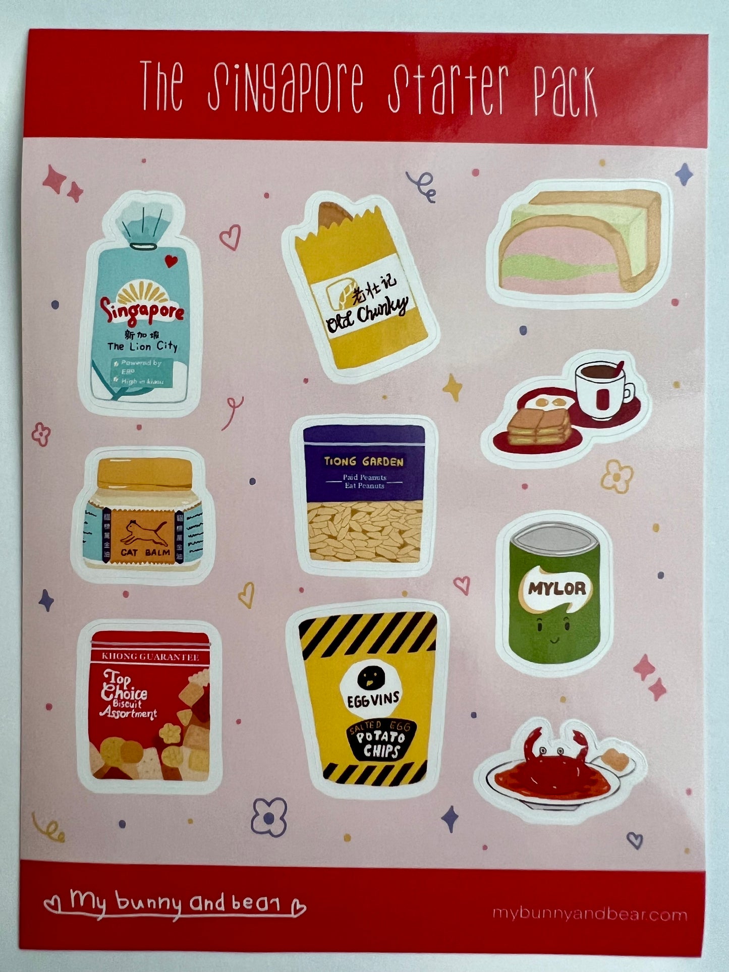 Singapore Sticker Sheets