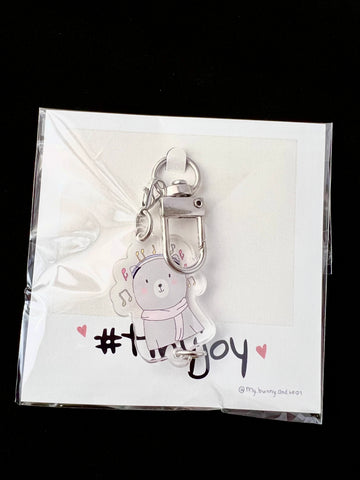 #tinyjoy Customizable Keychain