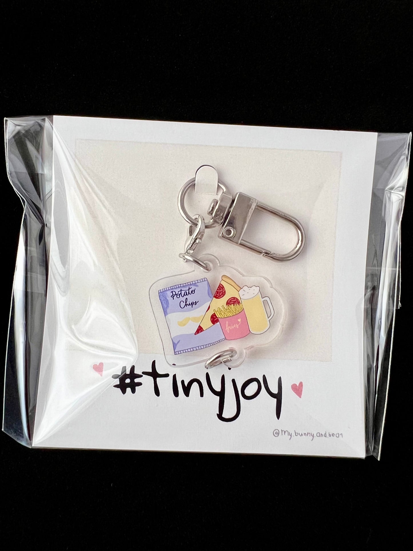 #tinyjoy Customizable Keychain