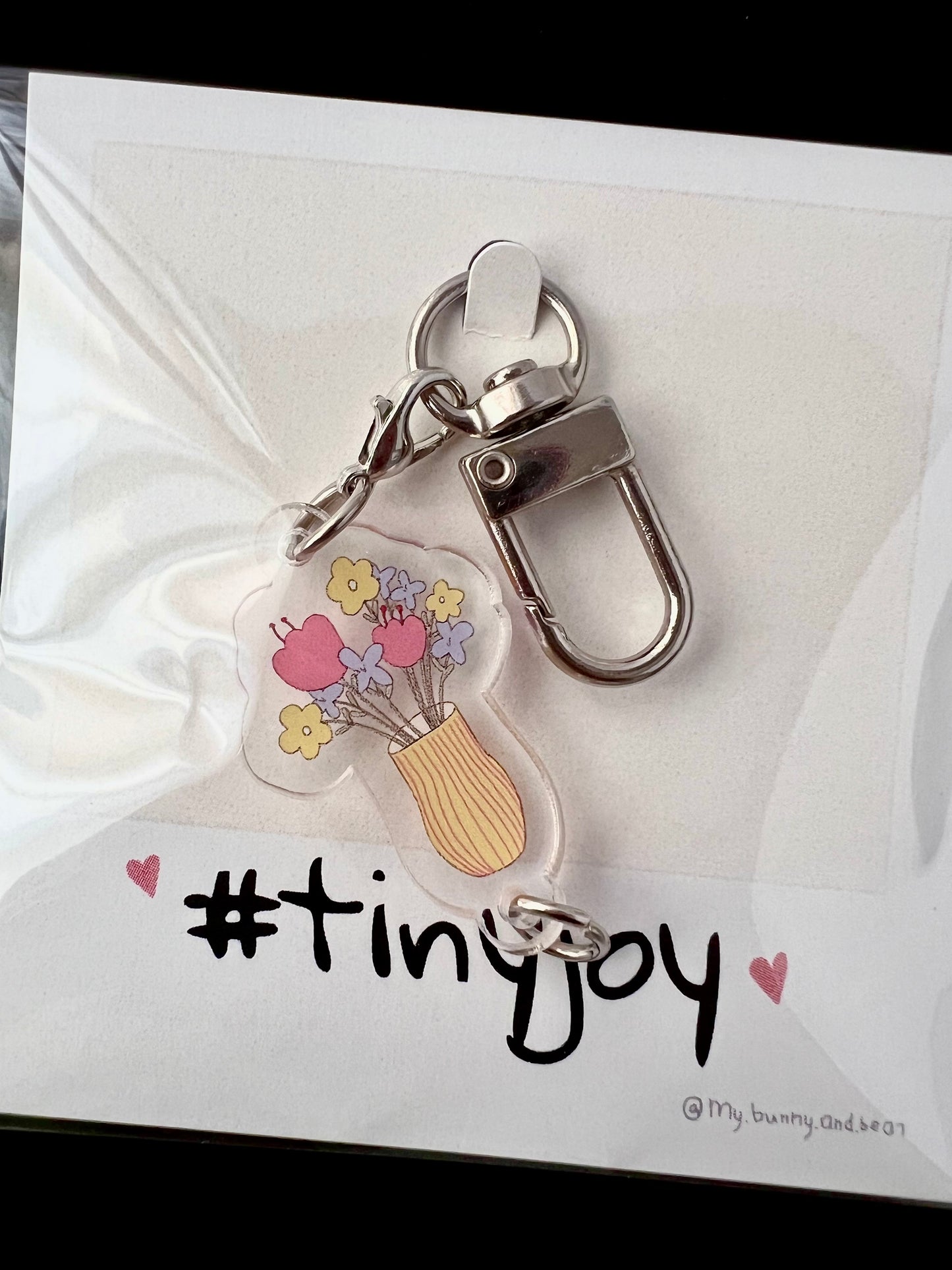 #tinyjoy Customizable Keychain