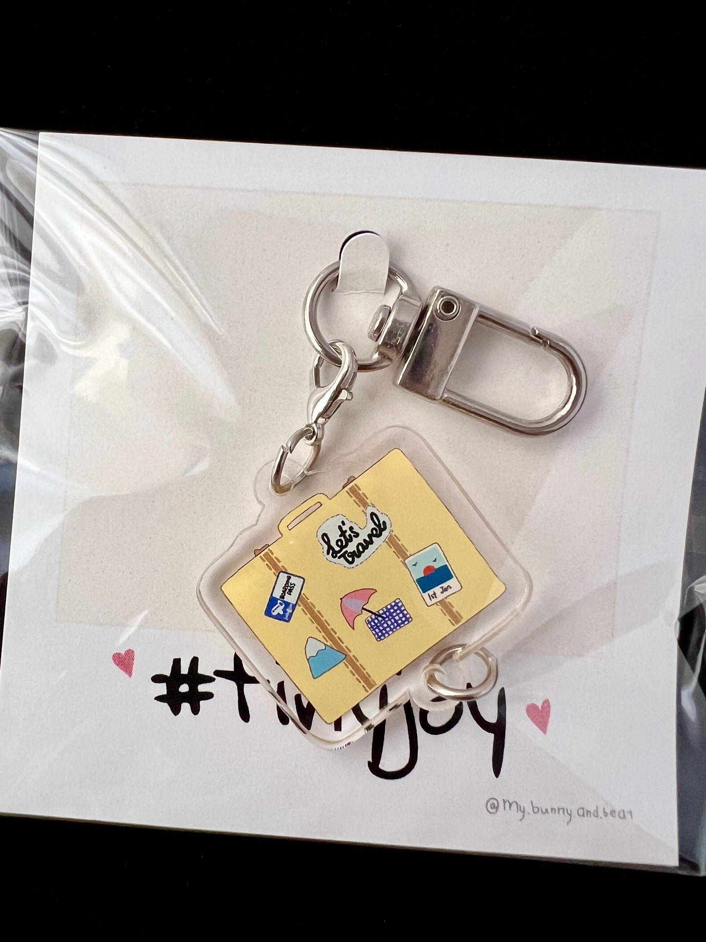 #tinyjoy Customizable Keychain