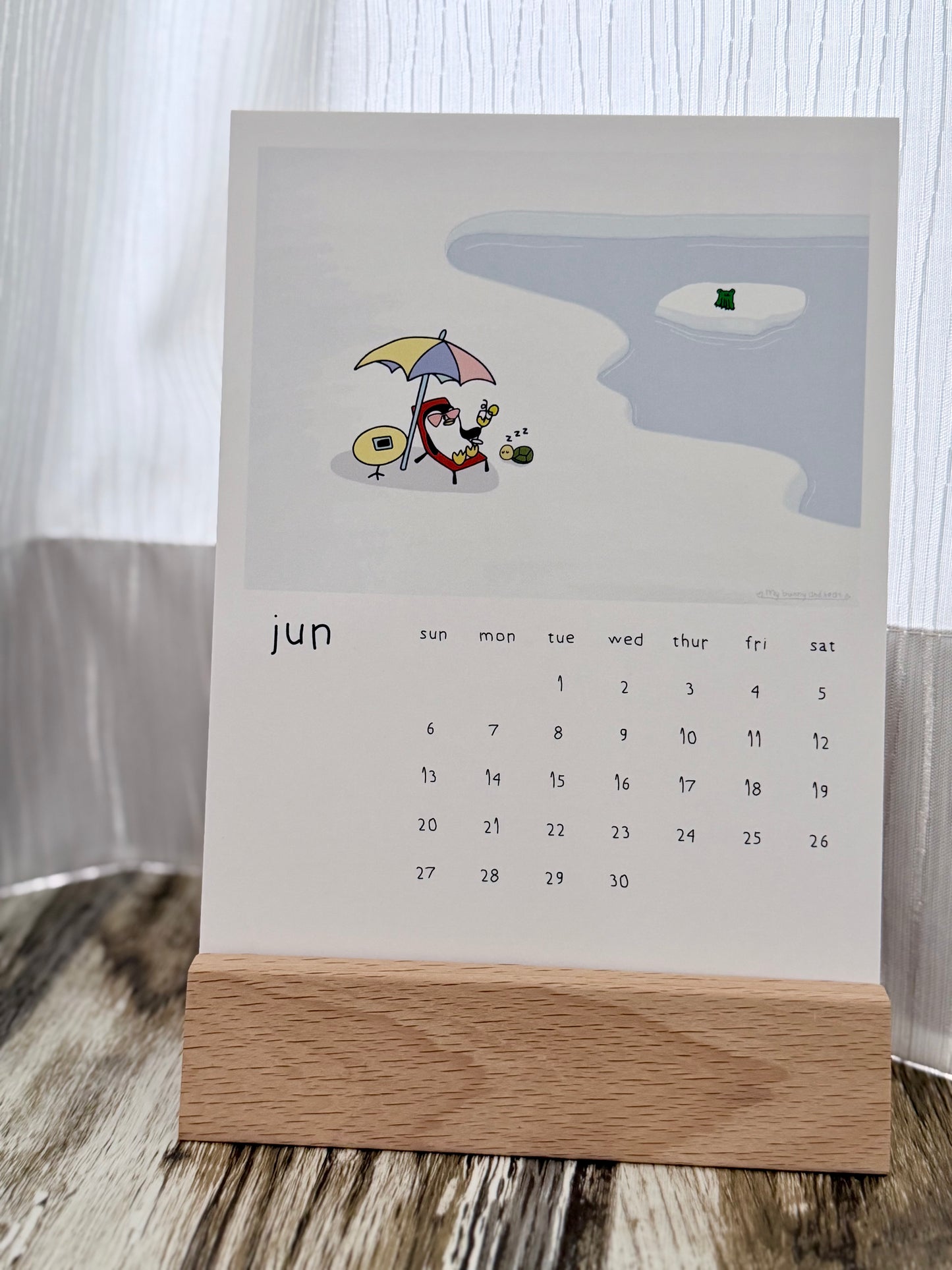 Pre-Order 2027 Penguin Story Desk Calendar | Illustrated by Mommy and Daughter